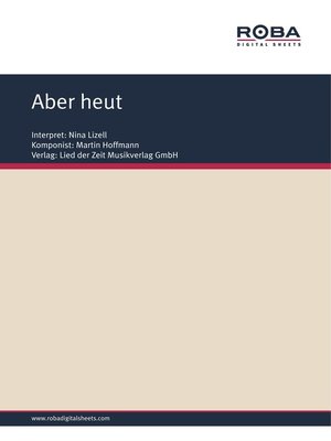 cover image of Aber heut
